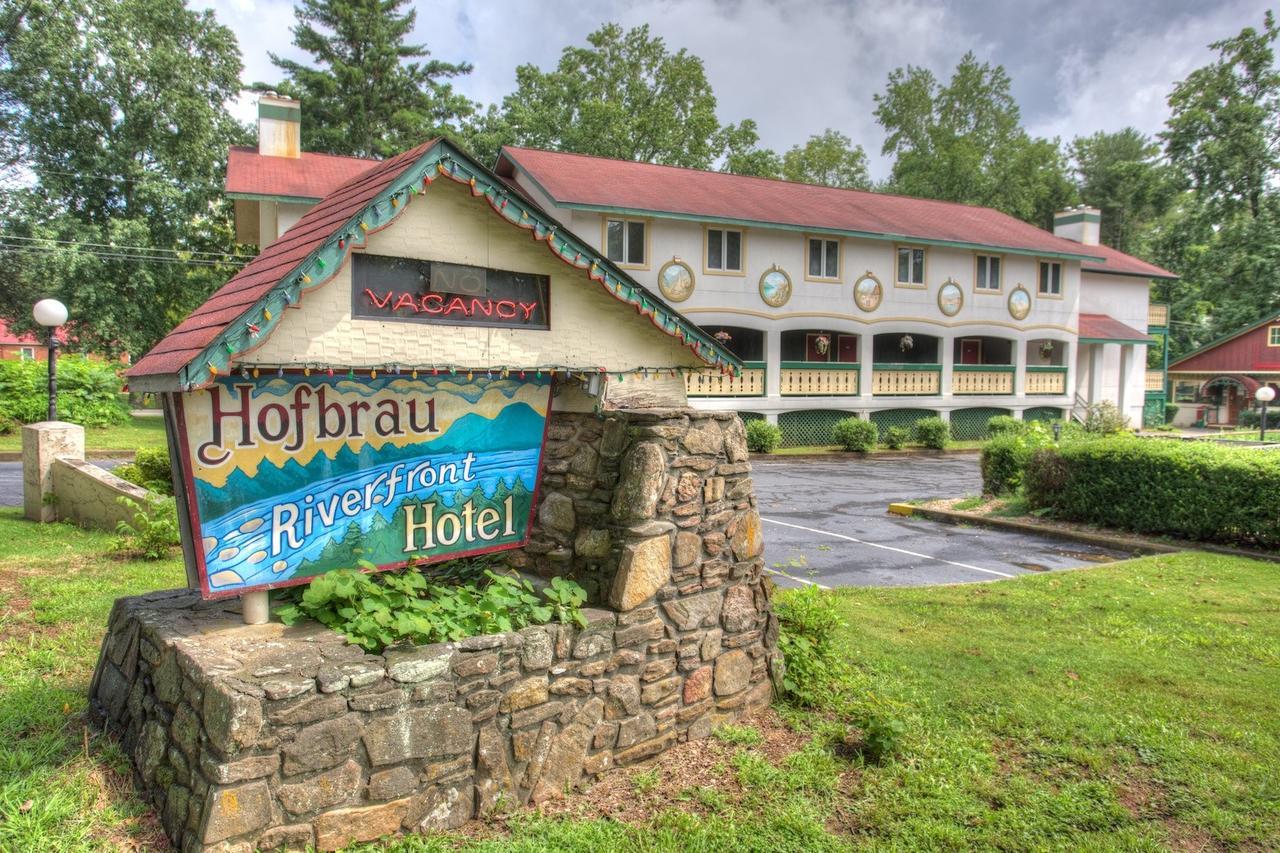 Hofbrau Riverfront Hotel ヘレン エクステリア 写真